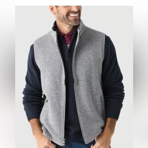 Peter Millar Gray Vest 
Merino wool